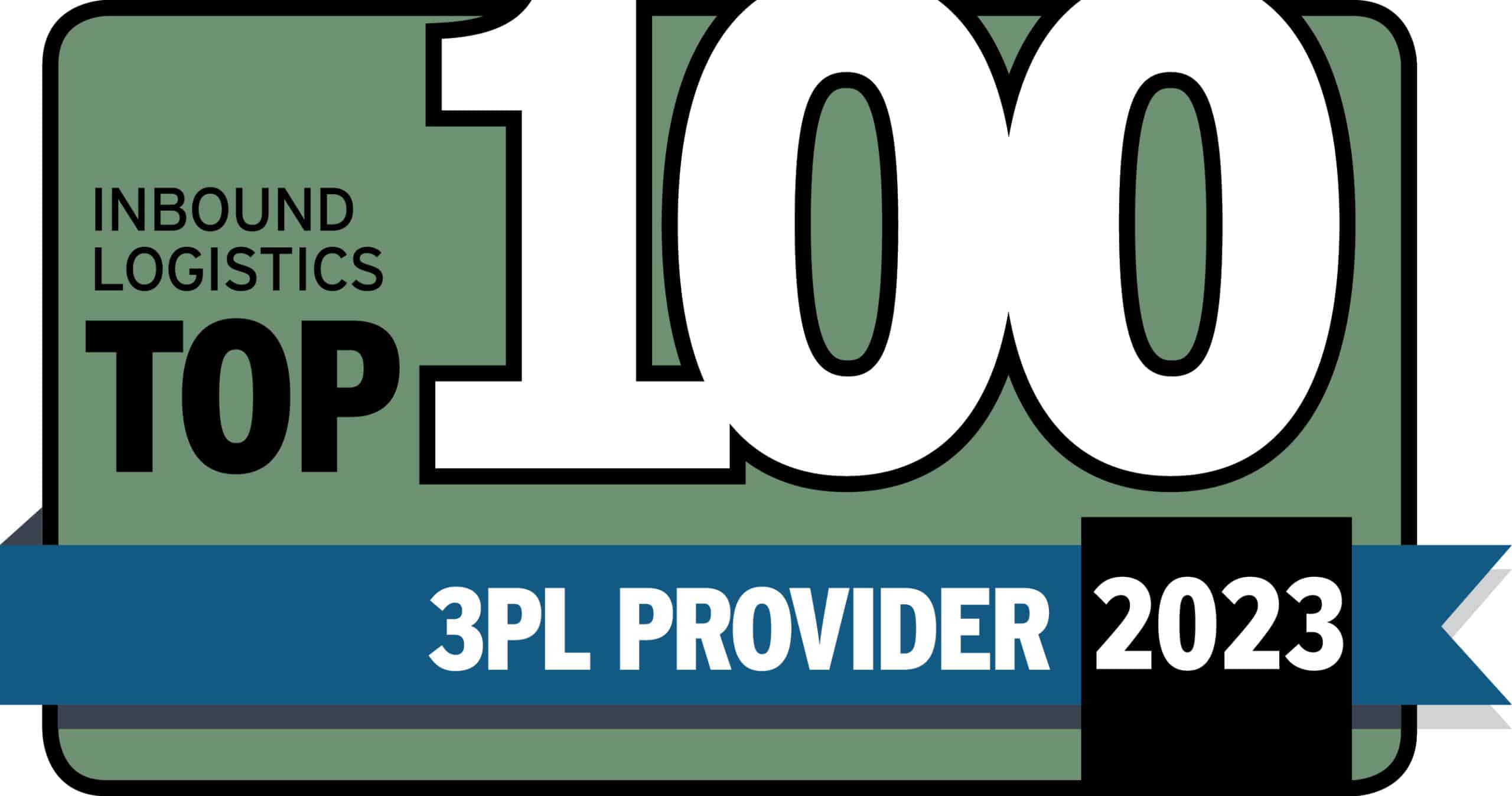 Inbound Logistics 2023 3PL Provider award graphic.