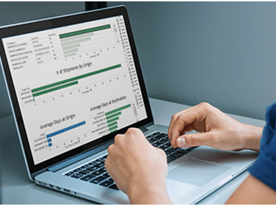 Railcar tracking software on desktop